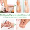 JYYBN Electric Foot Files, Portable Waterproof Pedicure Calluses Scrubber, Rechargeable Spa Exfoliator Tools for Heels Feet Cracked Dead Dry Hard Skin view 4