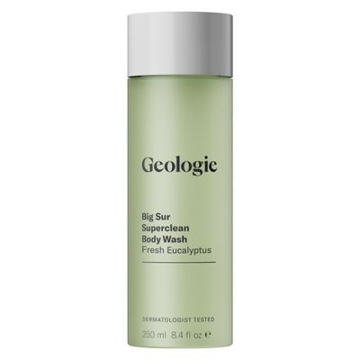 Geologie Big Sur Fresh Eucalyptus Superclean Body Wash | Deep Cleansing Fresh Eucalyptus Shower Gel for Men & Women | All-Natural Clean & Hydrating Derm-Grade Formula | 8.4 fl oz Bottle