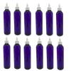 Natural Farms 8 oz Purple Cosmo Plastic Bottles -12 Pack Empty Bottle Refillable - BPA Free - Essential Oils - Aromatherapy | White Twist Top Caps - Made in the USA view 1