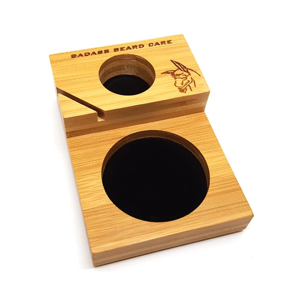 Badass Beard Care Compact Caddy - Most Efficient to Hold Oil, Balm, Butter or Wax in One Place