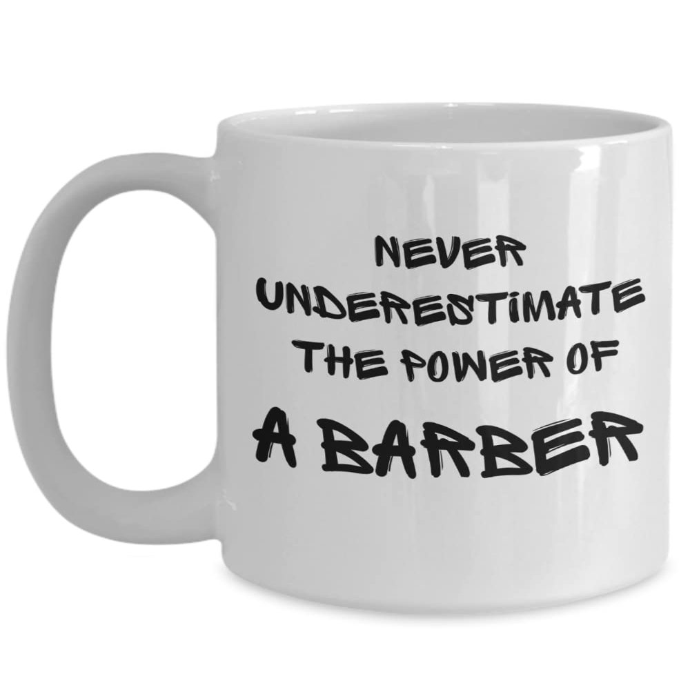 Barber Coffee Mug, Gift For Barber, Best Barber, Funny Barber Mug, Barber Shop Cup, Barbers Mug