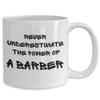 Barber Coffee Mug, Gift For Barber, Best Barber, Funny Barber Mug, Barber Shop Cup, Barbers Mug view 2