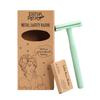 Pink Rex Women's Double Edge Safety Razor (Sea Green) Eco-Friendly Includes 10 Razor Blades view 1
