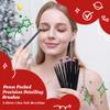 Bueart Design 18Pcs Pro Deluxe Fuchsia Pink Black Makeup Brushes set with Travel Make up Brush Holder case Foundation concealer contour Blush eyeshadow face make up brush set view 4