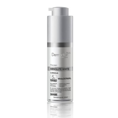 Dermaction Plus Porcelain Absolute White Luminous Serum 30ml.