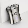 Electric Mini Travel Shaver for Men - Pocket Size Washable Electronic Razor - Mens Rechargeable Portable Cordless Small Shaving Face Beard - Wet & Dry Rotary Compact Electrical Shave view 1