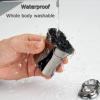 Electric Mini Travel Shaver for Men - Pocket Size Washable Electronic Razor - Mens Rechargeable Portable Cordless Small Shaving Face Beard - Wet & Dry Rotary Compact Electrical Shave view 4