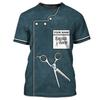 Personalized Barber 3D All Over Printed- Barber Shirt - Funny Barbers Tshirt- Barbers Shop Gift- Custom Tee Gift for Birthday, T-Shirt for Men view 1