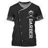 Personalized Barber 3D All Over Printed- Barber Tee- Funny Barbers T Shirt- Barbers Shop Gift for Birthday, Christmas, Custom 3D Shirt for Men view 1
