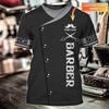 Personalized Barber 3D All Over Printed- Barber Tee- Funny Barbers T Shirt- Barbers Shop Gift for Birthday, Christmas, Custom 3D Shirt for Men view 2