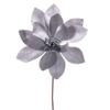 Vickerman 705308-22" Black Velvet Sheen Glitter Trim Poinsettia Spray (4 Pack) (RG223317) view 4