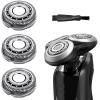 Suleto SH90/72 Replacement Head Compatible with Norelco Shavers Series 9000, SH90 Replacement Blade Part Compatible with Philips Series 9000 Shaver S9721/84, S9311/27, S9721/89, S9311/84, S8950/50 view 1