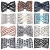 Ruihfas 12 PCS Magic Hair Side Combs Beaded Stretch Double Hair Side Combs Clips Bun Maker Hair Pins Hair Accessories for Women Curly Thick Wavy Hair Ponytail (Random Styles and Colors) view 1