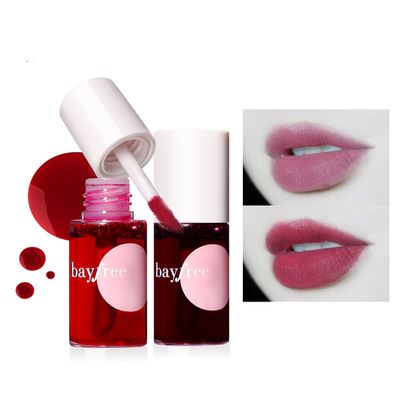 Aaiffey 2 Colors Lip Stain Tint Set,Liquid Lipstick Mini Velvet Lip Tint Hydrating Lip Stain Moisturizing Long Wear Lip Gloss Makeup (1#Apple+3#Watermelon)