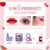 Aaiffey 2 Colors Lip Stain Tint Set,Liquid Lipstick Mini Velvet Lip Tint Hydrating Lip Stain Moisturizing Long Wear Lip Gloss Makeup (1#Apple+3#Watermelon) view 3