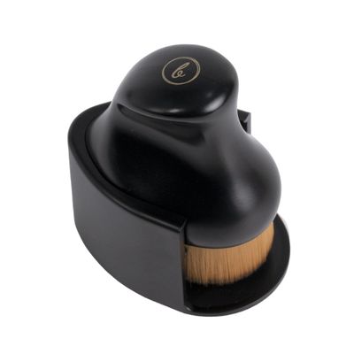 BevyGold Fiber Foundation Brush, Foundation Makeup Brush, Suitable for Mixed Liquid, Cream or Flawless Powder Cosmetics, Perfect Face Multipurpose Makeup Brush, With Protective Case (Iron Shape