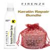 Firenze Professional Keratin Repair Bundle - Pack of 3 Including Protein Spray and Mask Treatment, 3.37 Fl Oz Each, Total 10.1 Fl Oz view 2