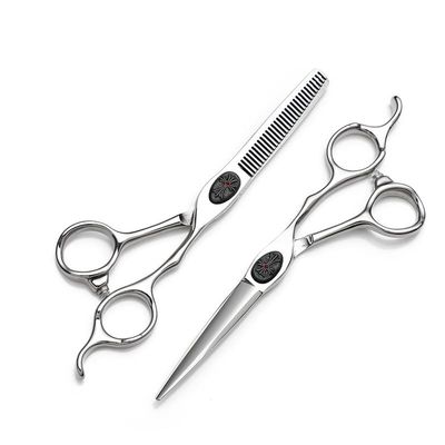 Professional Hair Cutting Shears, 6inch Professional Japan 440c Upscale Scissor Hair Scissors Cutting Barber Haircut Thinning Shears Hairdresser Scissors Set