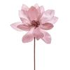 Vickerman 705384-22" Pink Velvet Sheen Glitter Trim Poinsettia Spray (4 Pack) (RG223379) view 1