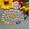 Set 34PCs 3D Acrylic Sweetheart Flower Nail Art Charms Handmade by Acrylic Powder Design Acrylic Nail Art for Women Girls (Full17Colors-34Pcs) view 1