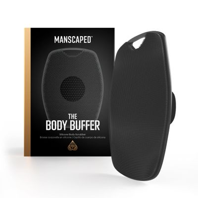 MANSCAPED The Body Buffer Premium Silicone Scrubber for Nourishing, Cleaning & Exfoliating Your Skin - Lather Boosting Bristles with Ergonomic No-Slip Handle, Long-Lasting & Easy to Clean (1-Pack)