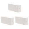 FRCOLOR 3pcs Nail Drill Bit Storage Case Portable Plastic Container for Nail Art Grinding Lightweight Organizer Slots for Easy Access and Travel view 1