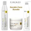 Firenze Professional Keratin Care Bundle - Keratin Shampoo, Intense Conditioner and Mask Treatment Pack with Free Red Gift Bag view 2