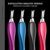 Cuticle Pusher Cuticle Trimmer Professional V Shaped Cuticle Remover Manicure Dead Skin Removal Tool Toe Nail Care for Home and Nail Shop (12Pcs) view 4
