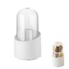 Lithx Rotatable Makeup Brush Holder, Dust-Proof Makeup Storage Box Transparent Pen Holder Multi-Functional Makeup Brush Storage Organizer view 1