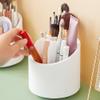 Lithx Rotatable Makeup Brush Holder, Dust-Proof Makeup Storage Box Transparent Pen Holder Multi-Functional Makeup Brush Storage Organizer view 4