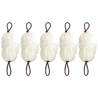 FOMIYES Skin-Softening Bath 5 Pack Loofah Sponges for Shower Bath Body Scrubbers