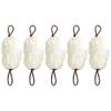 FOMIYES Skin-Softening Bath 5 Pack Loofah Sponges for Shower Bath Body Scrubbers view 1