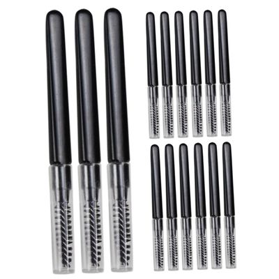 minkissy 20pcs Portable Eyebrow Brush Lid Multi-functional Spiral Brow and Lash Grooming Tool for Women and Men for Daily Makeup Applications and Precise Styling