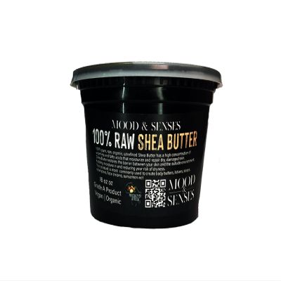 Mood And Senses Raw Shea Butter 16 oz
