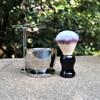 JEQUIL&CORENVEO Shaving Set for Men, 3 in 1 Grooming Set Includes Shaving Brush, Shaving Bowl, Razor & Brush Stand view 2