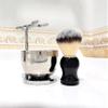 JEQUIL&CORENVEO Shaving Set for Men, 3 in 1 Grooming Set Includes Shaving Brush, Shaving Bowl, Razor & Brush Stand view 4