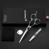 AOLANDUO Professional Hair Cutting Scissors VG10 Steel - Super Sharp, Ergonomic, Includes Case - 1 Count, 6 in view 2