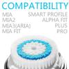 Brush Head Replacements Compatible with Clarisonic Mia 1, Mia 2, Mia Fit, Alpha Fit, Smart Profile Uplift and Alpha Fit, 2 Pack(Deep Pore) view 4