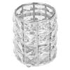 Crystal Makeup Brush Holder Organizer, Personalized Comb Brushes Pen Storage Box Container, Handcrafted Cosmetics Brushes Cup for Brush Pencil Jewelry(silver) view 1