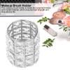 Crystal Makeup Brush Holder Organizer, Personalized Comb Brushes Pen Storage Box Container, Handcrafted Cosmetics Brushes Cup for Brush Pencil Jewelry(silver) view 2