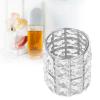 Crystal Makeup Brush Holder Organizer, Personalized Comb Brushes Pen Storage Box Container, Handcrafted Cosmetics Brushes Cup for Brush Pencil Jewelry(silver) view 3