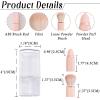 Vtrem Portable Retractable Makeup Brushes Set - 8 in 1 Travel Powder, Angled, Lip, Eyeshadow, Foundation Blending, Beauty Sponge All in One Make Up Brush Set view 3