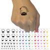 Fortune Teller Magical Crystal Ball Temporary Tattoo Water Resistant Fake Body Art Set Collection - Red (One Sheet) view 1