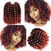 10 Inch Jamaican Bounce Crochet Hair 22 Strands 4 Packs Wand Curl Crochet Hair Curly Crochet Braids for Black Women (10 Inch 4 Packs, T1B-350#) view 2