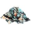 aoozleny Women Girls Shower Caps, Waterproof Reusable Shower Hair Caps Turban Shower Bath Caps for Long, Short and Curly Hair,Set of 2 (Plant) view 3
