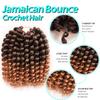 12 Inch Jamaican Bounce Crochet Hair 22 Strands 4 Packs Wand Curl Crochet Hair Curly Crochet Braids for Black Women (12 Inch (Pack of 4), T1B-27#) view 3