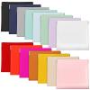 BBTO 15 Pcs Lambskin Small Makeup Bag Waterproof Leather Pocket Cosmetic Bag No Zipper Self Closing Small Cosmetic Bag Cosmetic Pouch Travel Storage for Women Cosmetics Headphones Jewelry view 1