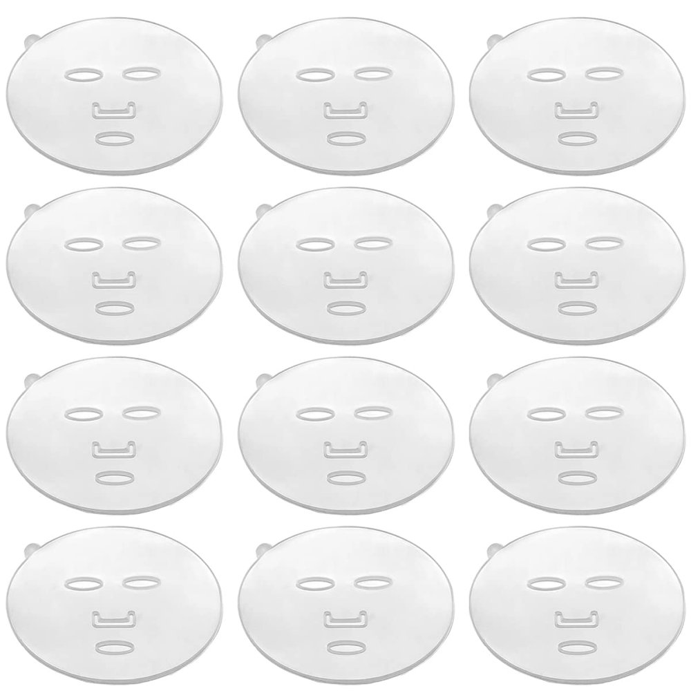 20pcs Portable Mask Maker Plates Home Reusable Mask Making Trays Random Styles Facial Care Tool