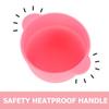 FOMIYES 6pcs Folding Silicone Wax Melting Bowls for Hair Removal Versatile Wax Warmer Pot for Waxing Non-deformable Design Random Colors view 3