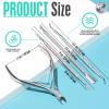 FANDAMEI Ingrown Toenail Removal Kit, Pedicure Tools, Nail Care Kit, Cuticle Trimmer, Nail Cuticle Nippers, Cuticle Kit Stainless Steel, Cuticle Clippers, Cuticle Pushers, Manicure Kit, Pedicure Kit view 2